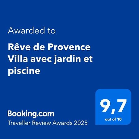 Rêve de Provence Villa avec jardin et piscine Forcalquier Exterior foto